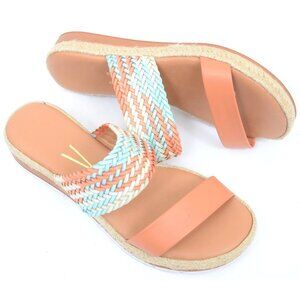 Vizzano Anabela Sz 7 Braided Straps Espadrille Wedge Sandal Vacay Beachy Summer